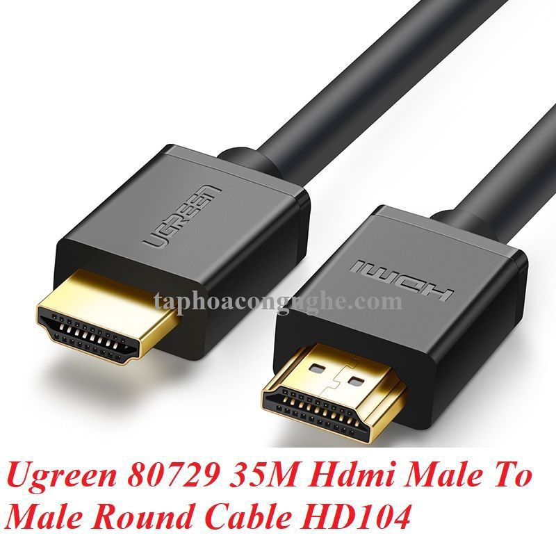 Ugreen 80729 35M Hdmi Male To Male Round Cable HD104 30080729